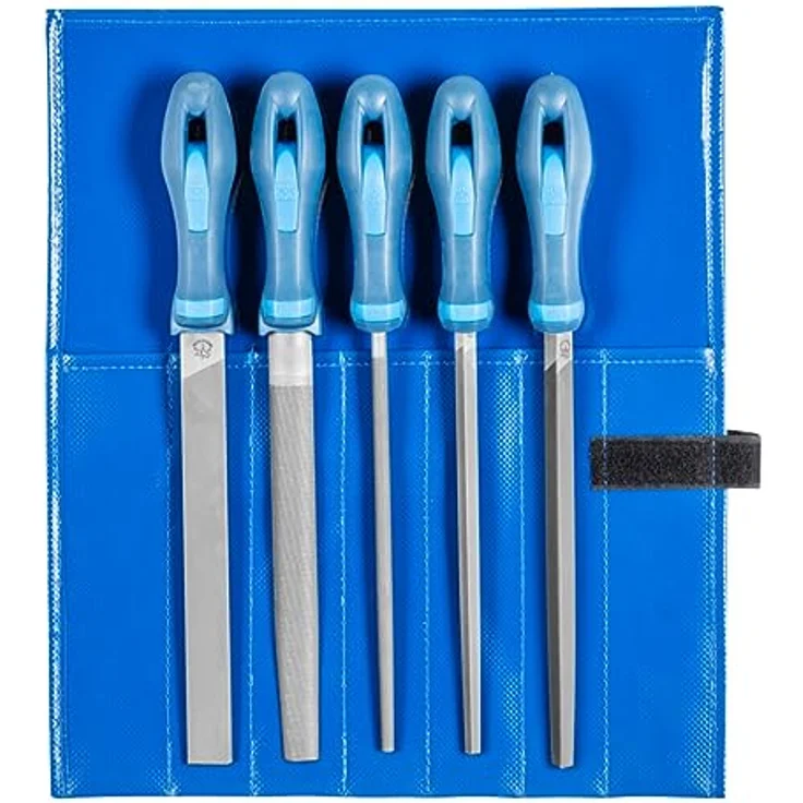 Pferd 11800533 Werkstattfeilen H 3 533 Wr in Rolltasche 200mm, Kreuzhieb H3, Länge – Bild 6