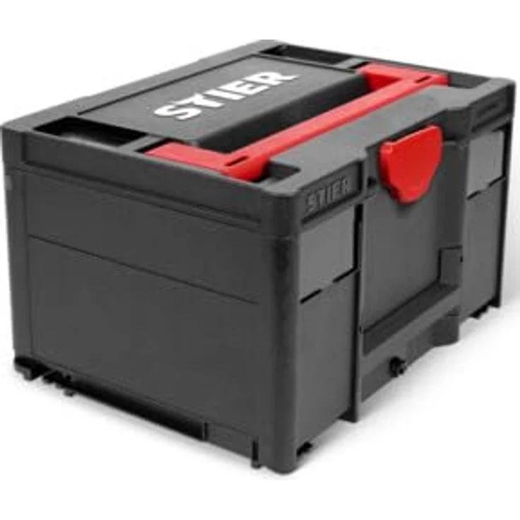 Stier Systainer³ III, Werkzeugkoffer Black Edition, stapelbar, aus ABS-Material, ideal für Transport und Organisation von Werkzeugen – Bild 7