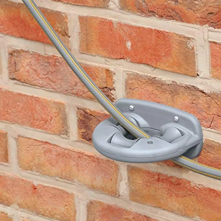 Hozelock 30 m Wandschlauchbox mit 15 m Schlauch 2422 mit Maxi-Plus-Schlauch grün, grau – Bild 8