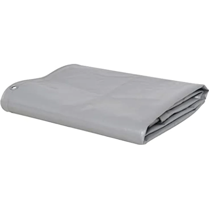vidaXL Abdeckplane 650 g-m² 2,5 x 3,5 m Grau – Bild 2
