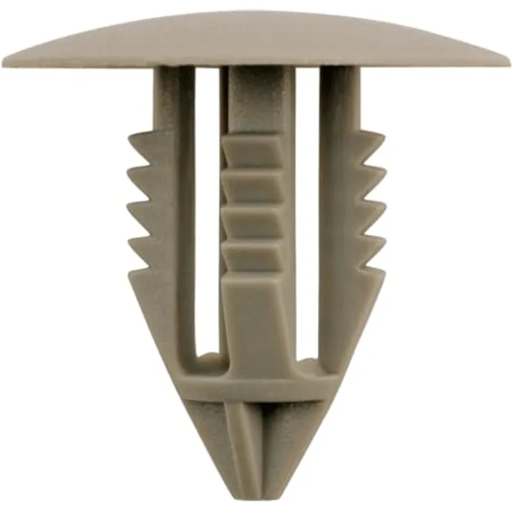 KSTOOLS Stoßfänger-Verbindungsclip, grau für Volvo, 50er Pack, Ø 9,1 mm