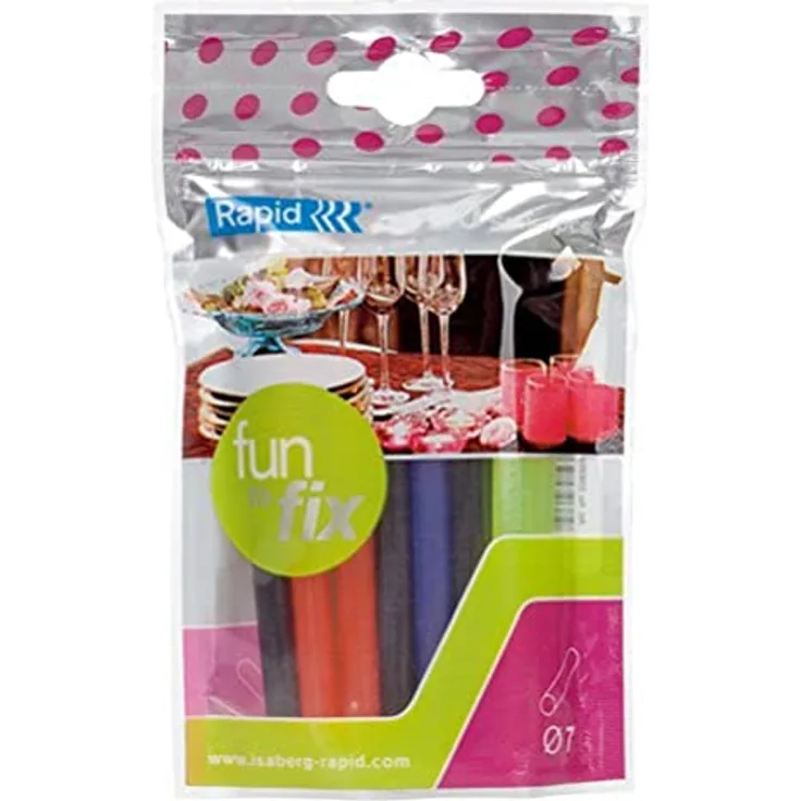 Rapid Heißklebestick 7mm 80g für Steinel NEO 3, farbig, 100mm