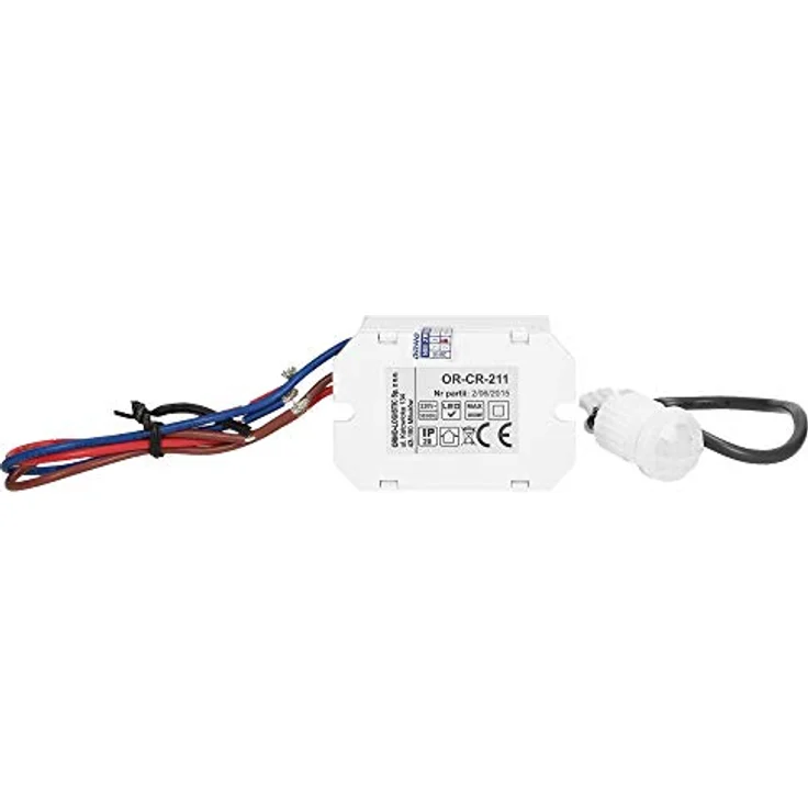 Orno OR-CR-211/12-24V Mini Bewegungsmelder 360 Grad LED Kompatibel 12v-24v Lichtstärke Anpassung und Zeiteinstellung, Weiß – Bild 4