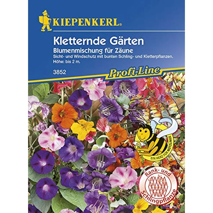 Kiepenkerl Saatgut Kletternde Gärten 35 Pflanzen für Gartenzäune – Bild 2