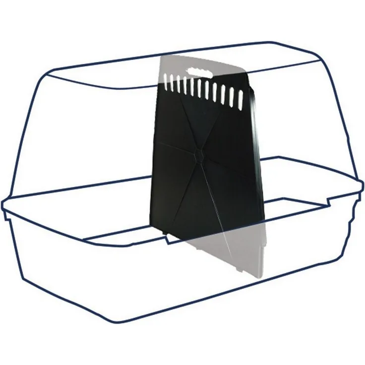 DUVO+ Transportbox Baron, Hunde-Transportbox mit Trennwand, einfach zu montieren
