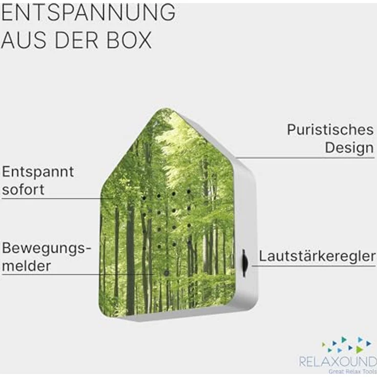 Zwitscherbox UV Print Wald grün – Bild 4