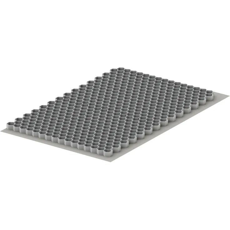 ACO Self Kieswabe eco M 120 x 80 x 3 cm grau, inkl. Geotextil