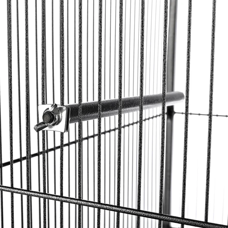 Vogelvoliere Metall Vogelkäfig Vogelhaus Tierkäfig Käfig Hoch Rollen Papagei XXL – Bild 5