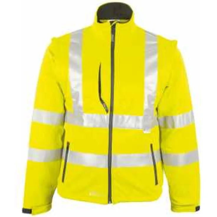 Warnjacke,Softshell, Gr. S, neongelb