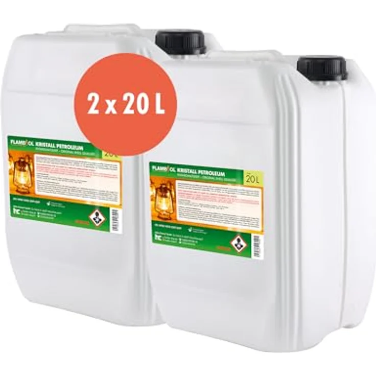 Höfer Chemie GmbH 2 x 20 Liter Petroleum Heizöl in 20 L Kanistern – Bild 2