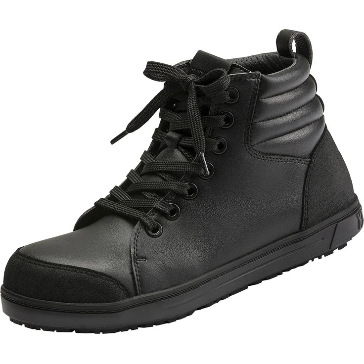 Birkenstock QS 700 MF Arbeitsschuh, knöchelhoher Sneaker mit Stahlkappe, schwarz – Bild 1