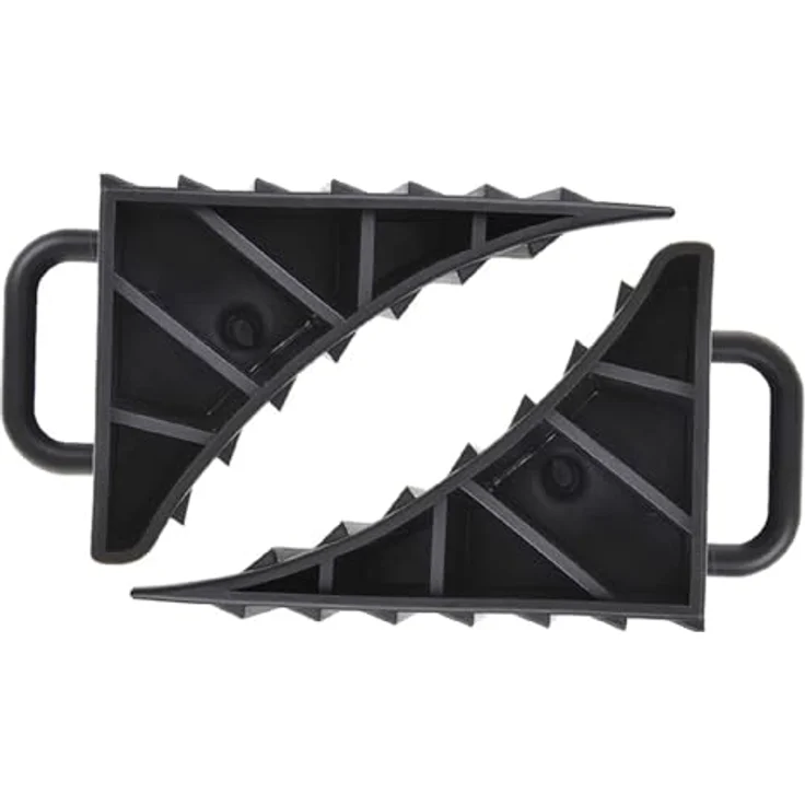 Unterlegkeil Kunststoff mit Griff 16,5 cm schwarz 2 Stück – Bild 4