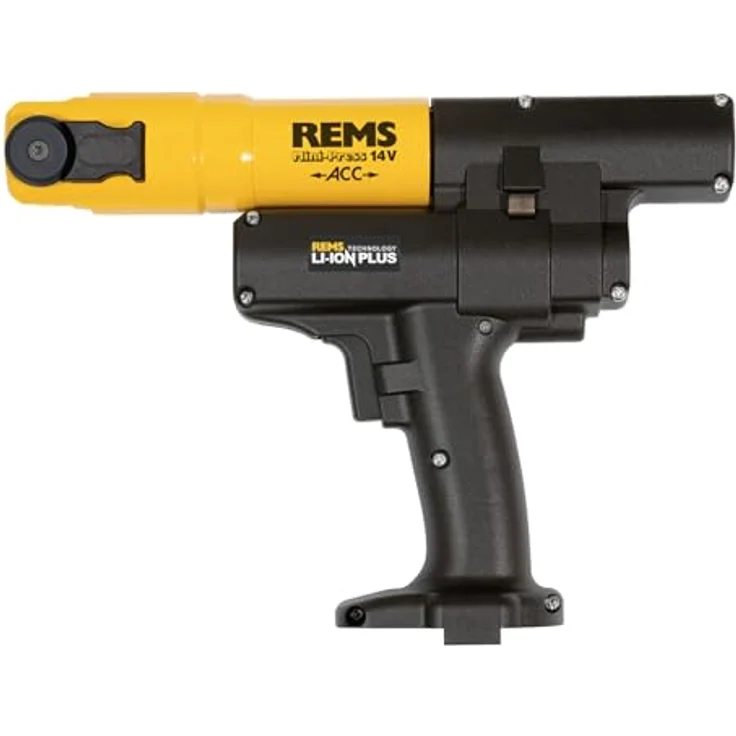 Rems Mini-Press ACC Basic-Pack, Akku Radialpresse 14V mit Li-Ion Akku und Schnellladegerät, kompatibel mit REMS Presszangen – Bild 2
