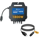 EnjoySolar APsystems® Mikrowechselrichter EZID 1800W mit integriertem WLAN & Bluetooth + 5m Netzanschlusskabel Betteri® BC01 auf Schuko für Balkonkraftwerk, 0% MwSt