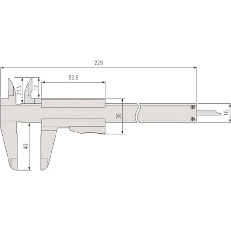 Mitutoyo 531-128 Nonius-Messschieber, 0-150 mm – Bild 6