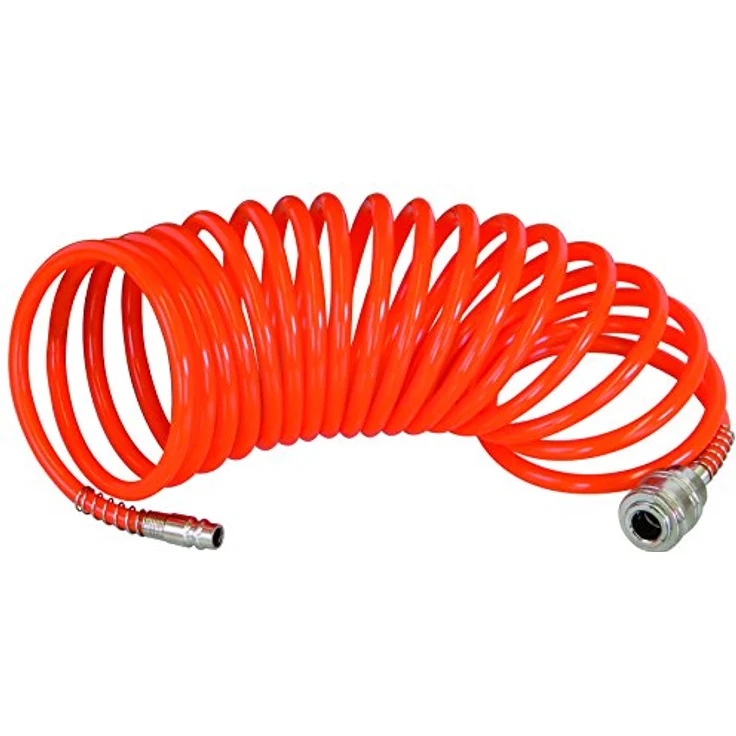 Scheppach Druckluft Set 5-teilig (Kompressor Set, Reifenfüllmessgerät, Luft-Ablassventil, 5m Spiralschlauch, 3 Aufsatzdüsen) – Bild 3