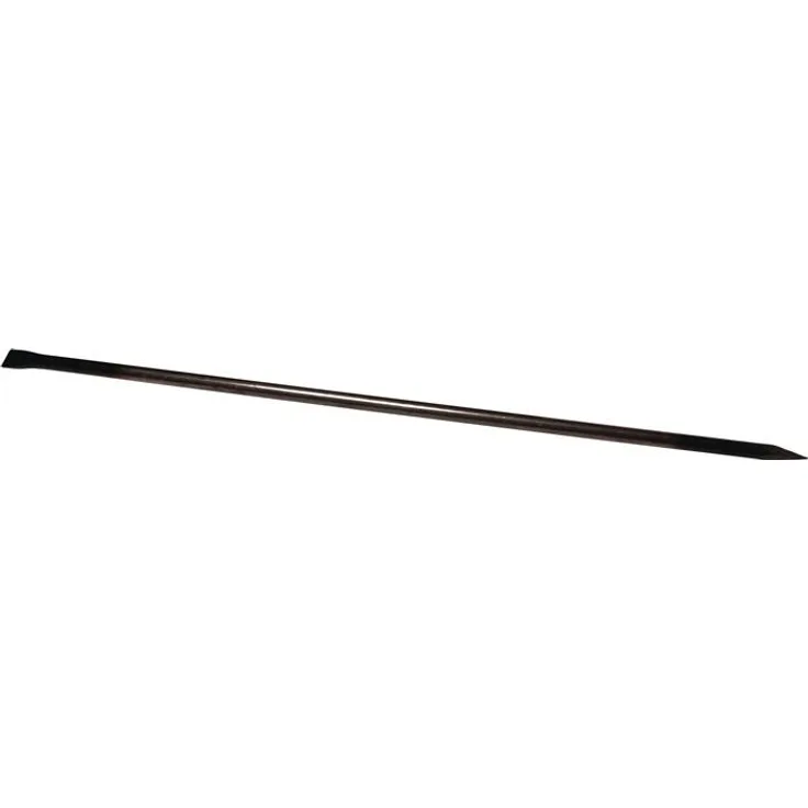 Krumpholz Brechstange mit Meißel und Spitze, 1500 mm lang, 35 mm breit, schwarz lackiert