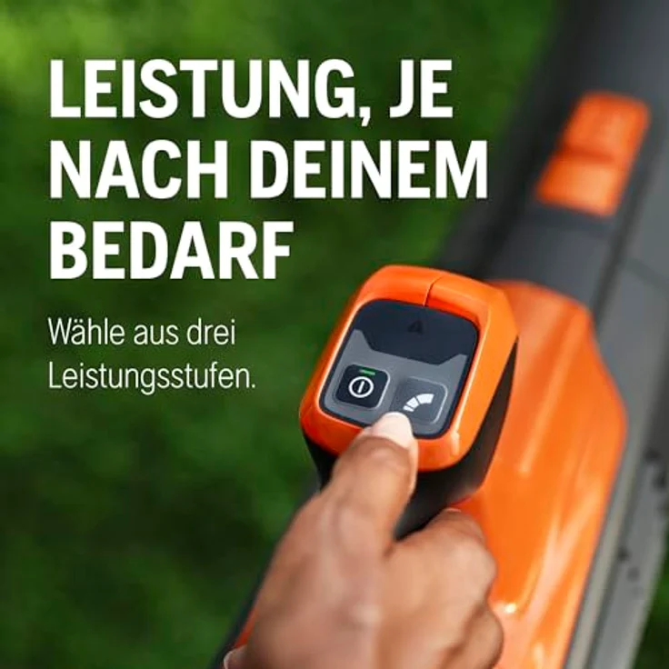 Husqvarna 122iB Akku-Laubbläser Set mit C80 und Akku 40-B140 4 Ah, drei Leistungsmodi, ergonomisches Design für hohen Komfort – Bild 5