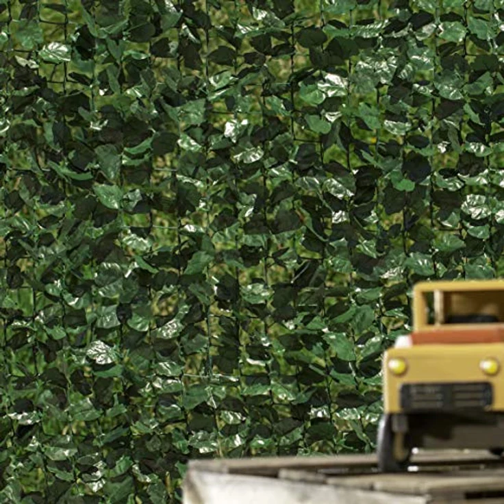 Windhager Sichtschutzhecke Ahorn, wetterbeständiger Sichtschutz für Balkon und Terrasse, grün, 150 x 300 cm, pflegeleicht aus Kunststoff – Bild 3