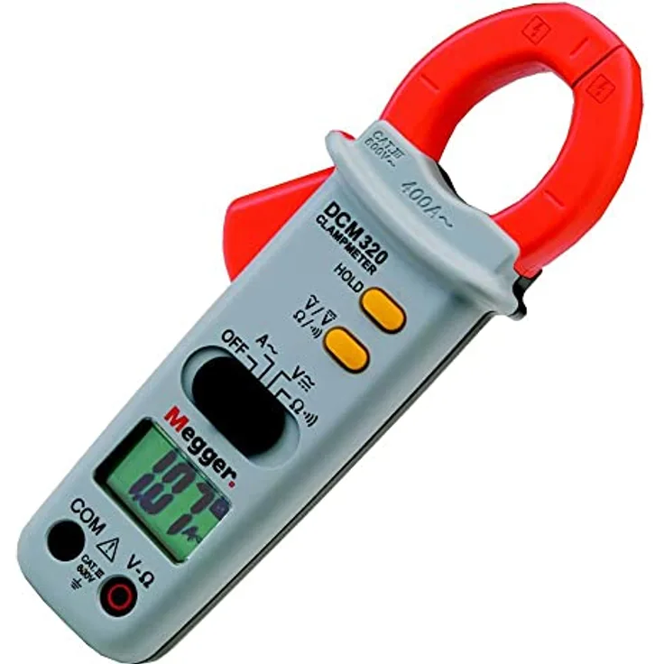 Megger DCM320 Stromzange, Hand-Multimeter digital CAT III 600 V Anzeige Counts: 2000 1000-304