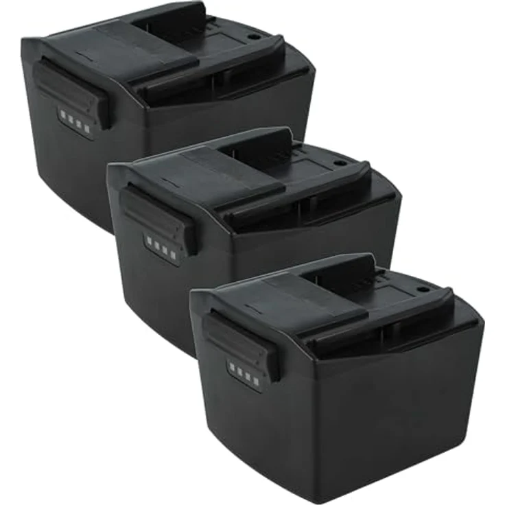 EXTENSILO 3X Akku kompatibel mit Hilti SF 14-A, 6000 mAh, 14,4 Volt, Li-Ion, wiederaufladbar – Bild 1