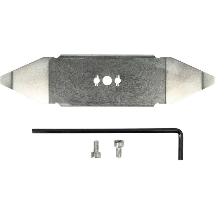 vhbw Rasenmähermesser für Robomow RX50 Pro S, RX20u, RX50U, RX50 Pro, hochwertiges Edelstahl-Messer, silber, einfache Montage