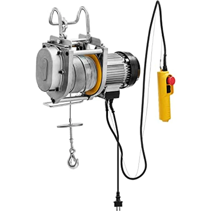 MSW MSW-ET-250 Seilzug 1300 W 250 kg 60 m Seilzug elektrisch elektrischer Seilzug – Bild 1