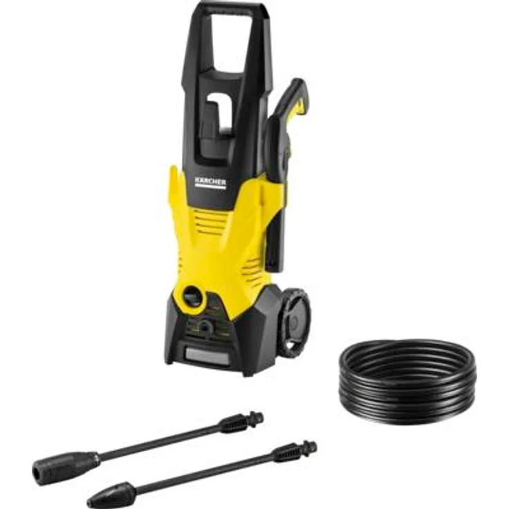 Kärcher K3 Power Control, Hochdruckreiniger mit 120 bar Druck, 380 l/h Durchfluss, inkl. Hochdruckpistole G120Q, Dreckfräse und Hochdruckschlauch