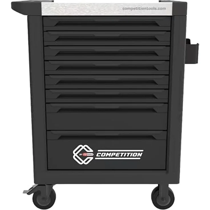 KSTOOLS COMPETITION Werkstattwagen mit 8 Schubladen und 341 Premium-Werkzeugen, hohe Standsicherheit und Zentralverriegelung – Bild 6