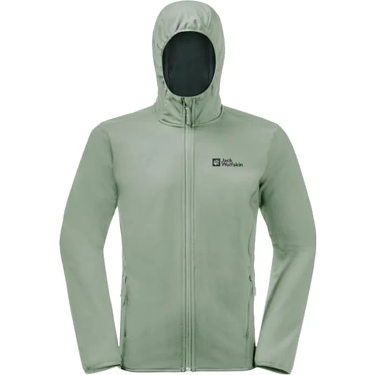 Jack Wolfskin Bornberg Hoody M, Herren Softshelljacke, winddicht und wasserabweisend, Grün, Größe M – Bild 4