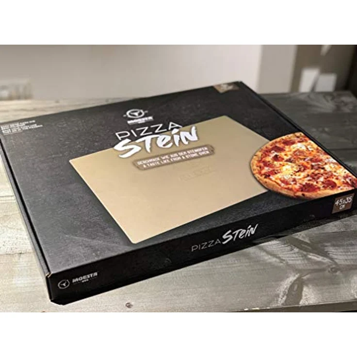 Pizzastein No. 1 - 45 x 35 cm eckig - Moesta – Bild 3