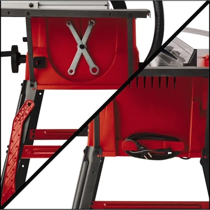 Einhell Tischkreissäge TC-TS 2025-2 U (max. 2.000 Watt, Verstellung für Höhe-Neigung des Präzisionssägeblatts, Parallelanschlag, Winkelanschlag +- 60°, Auflagefläche l.-r.) – Bild 6