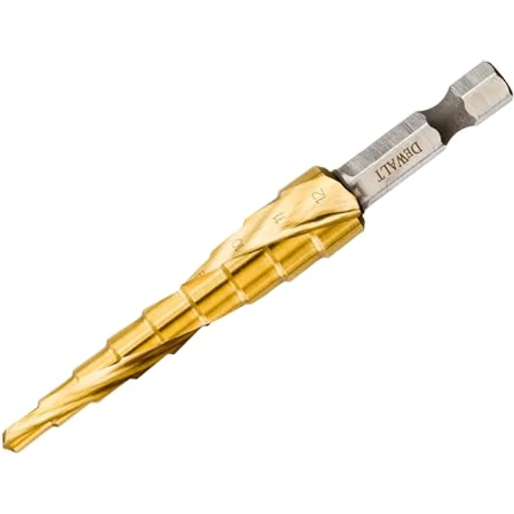 DEWALT DT5026-QZ Stufenbohrer HSS-G, für Metall, Durchmesser 4-12 mm, 1 Stück