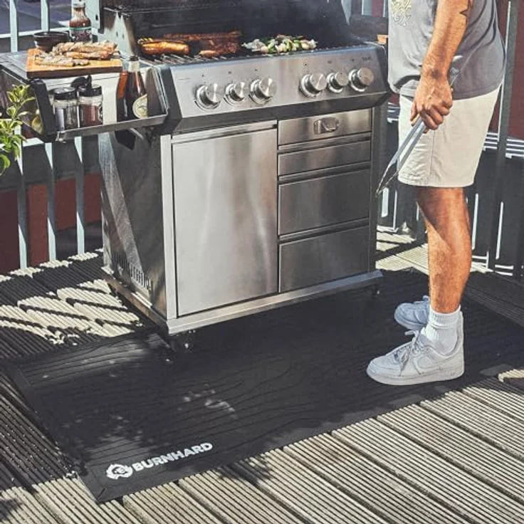 Burnhard Grillunterlage Bodenschutzmatte 120 x 80 cm – Bild 6