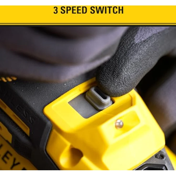 STANLEY FATMAX V20 Schlagschrauber 1/2" 950 Nm BRUSHLESS, 18V Lithium, ohne Akku, 3 Modi, LED-Beleuchtung – Bild 7