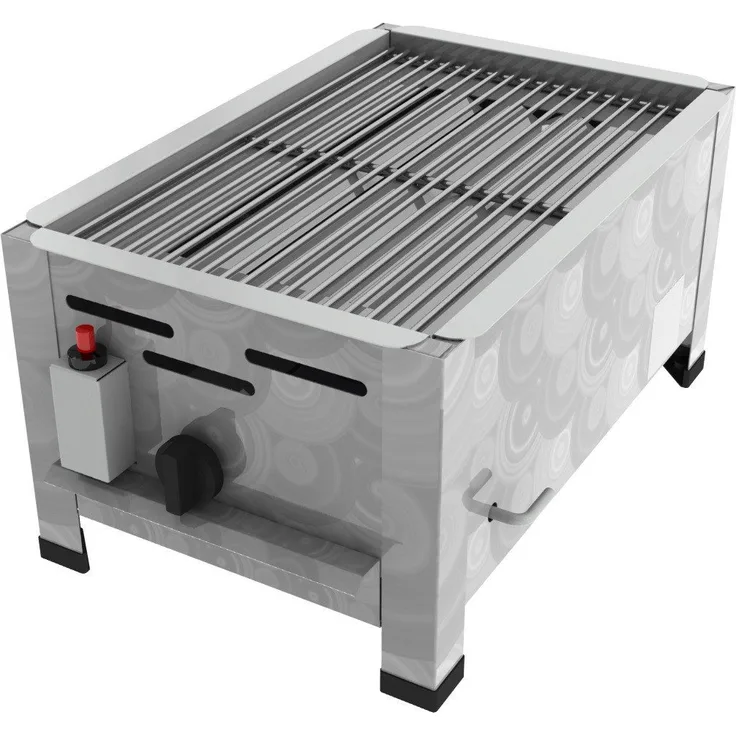 ChattenGlut Gasgrill ChattenGlut Gastrobräter 4,5kW mit Rost, BxTxH: 340x530x270 cm, Edelstahlausführung