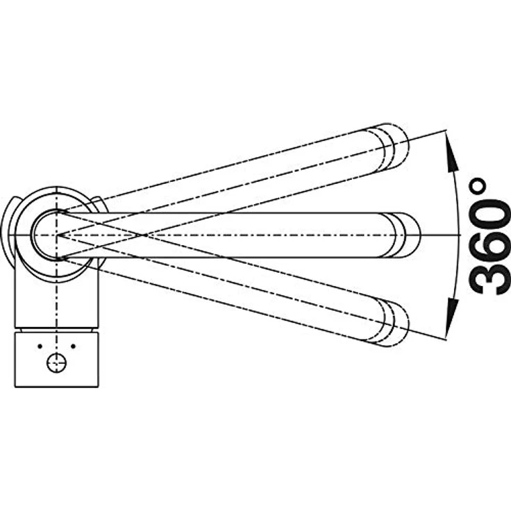 Blanco Küchenarmatur MIDA-S, Schlauchbrause mit flexibler Ausziehfunktion und modernem Design – Bild 4