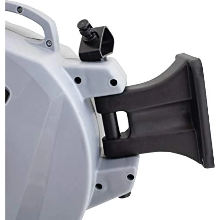 Bituxx Wand Wasser Schlauchtrommel Automatik, Schlauchaufroller für 20 m Wasserschlauch mit Multi Schlauchpistole und verschiedenen Wasserstrahl Einstellungen – Bild 5