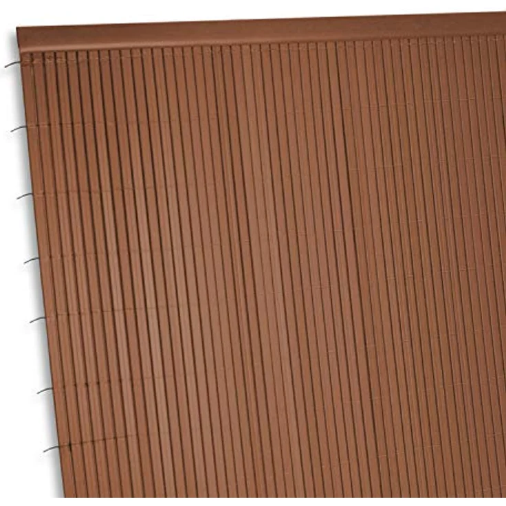 Ribelli PVC Abschlussleiste, 100 cm, braun, frostbeständig und wasserabweisend, 9 Stück – Bild 4