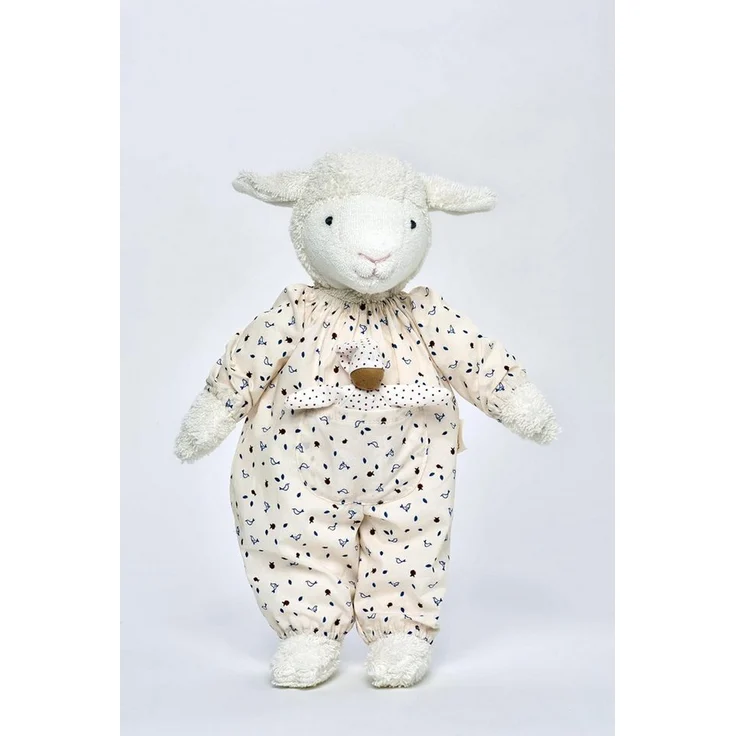 Käthe Kruse Tierkuscheltier Plüschtier Kuscheltier Schaf Lämmchen 35 cm, Baumwolle-Frottee, waschbar 30 Grad – Bild 1