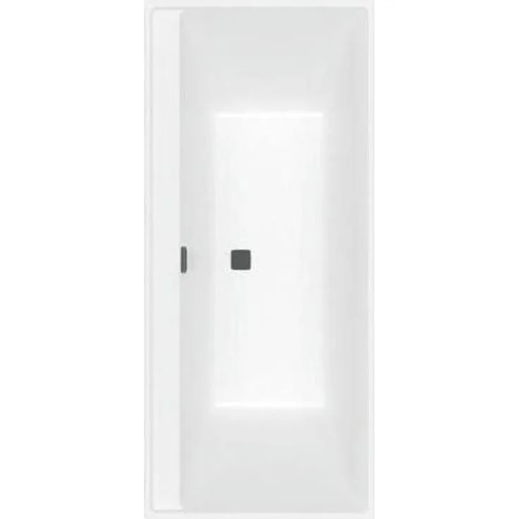 Villeroy & Boch Einbauwanne COLLARO, Badewanne 180x80 cm, Stone White, aus hochwertigem Sanitäracryl