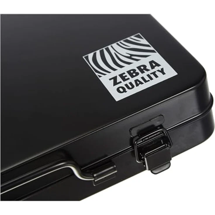Würth Zebra Steckschlüsselset 59-teilig, 1/2 Zoll und 1/4 Zoll in stabiler Metallkassette mit verlängerbaren Werkzeugen und ergonomischem Griff – Bild 3