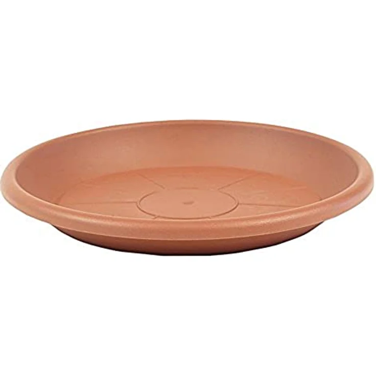 Greemotion Blumentopfuntersetzer Terrakotta - Pflanzkübel Untersetzer aus Kunststoff mit 44 cm Durchmesser, frostsicher und UV-beständig – Bild 1