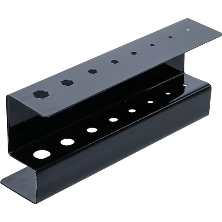 BGS TECHNIC Halter für Art. 8484, Metallhalter aus Chrom-Vanadium-Stahl mit Befestigungsbohrungen, 354 g – Bild 2