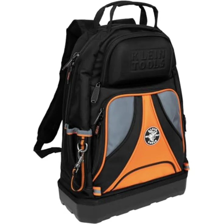 KLEIN TOOLS 55421BP-14 Werkzeugtasche, 39 Taschen und geformter Boden, Schwarz – Bild 2