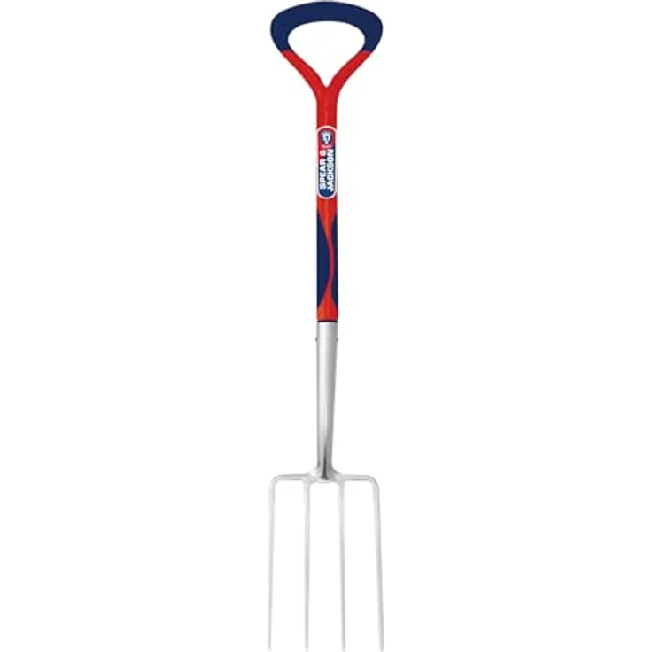 Spear & Jackson 1990EL-09 Grabegabel Select aus Edelstahl, silber – Bild 2