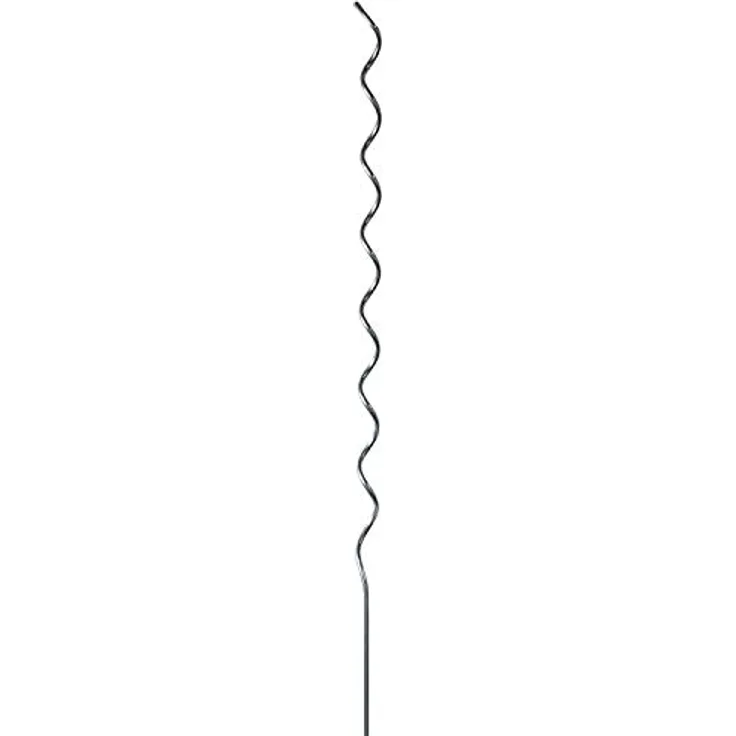bellissa 20 Stück Tomatenspiralen - Tomaten-Stangen und Spiral-Stäbe für das Ranken im Garten 180 cm - Ø 10 mm Aluminium - Wetterfest, stabil, multifunktional - Ø 10 mm - Farbe: Aluminium