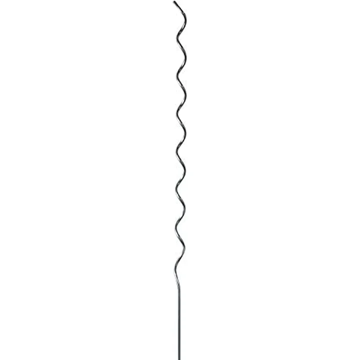 bellissa 20 Stück Tomatenspiralen - Tomaten-Stangen und Spiral-Stäbe für das Ranken im Garten 180 cm - Ø 10 mm Aluminium - Wetterfest, stabil, multifunktional - Ø 10 mm - Farbe: Aluminium – Bild 1
