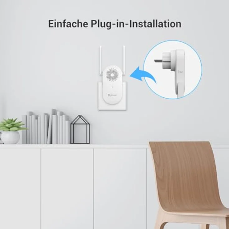 EZVIZ CH1 Innengong für Smarte Türklingel EP3X PRO, 20 Klingeltöne, einstellbare Lautstärke, bis zu 72 dB – Bild 6