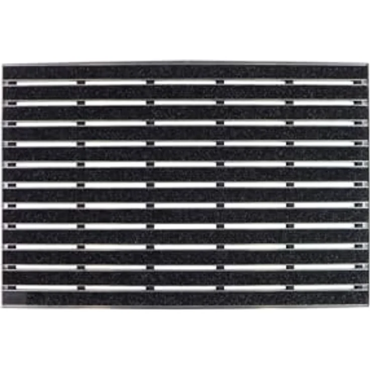 ACO Self® Schuhabstreifer Rips Anthrazit mit Alu Winkelrahmen-75 cm x 50 cm (B x H) – Bild 3